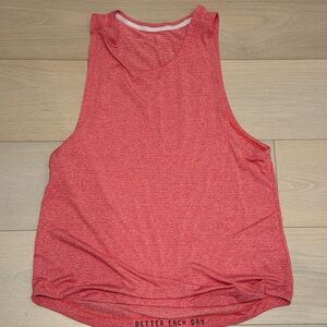 Lululemon Better Each Day Tank Top - Mens - Red - Medium Size